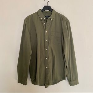 Army Green Button Up Shirt